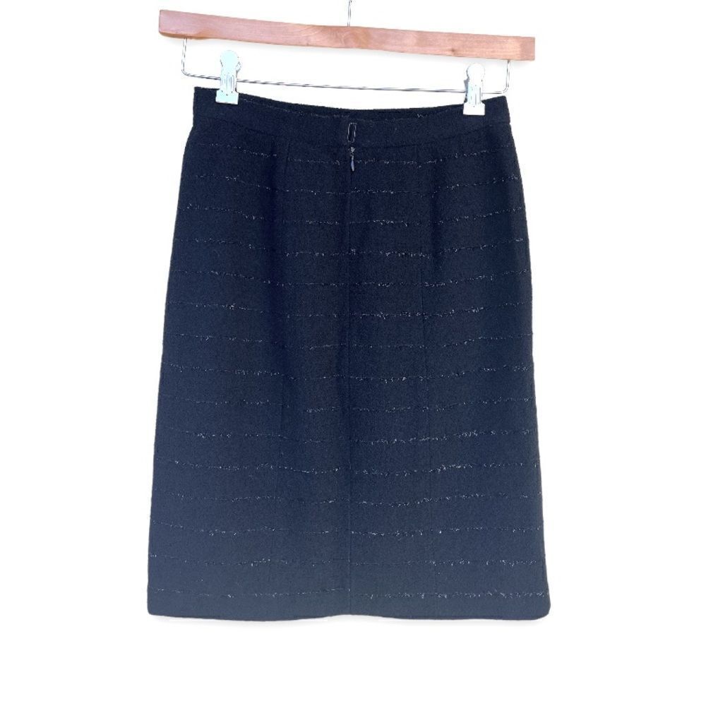 CHANEL BOUTIQUE | Vintage Glitter Stripe Skirt (38/8) - Picture 2 of 5